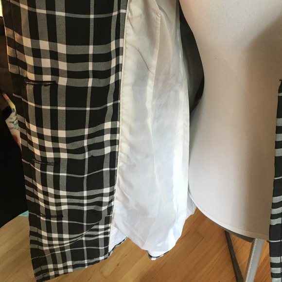 Vero Moda Plaid Trench Nylon - Picture 4 of 8